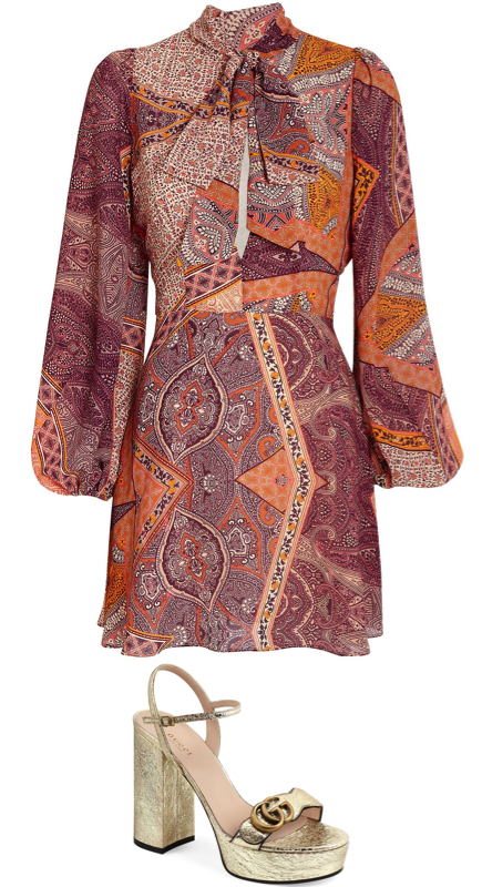 Braunwyn Windham-Burke's Paisley Dress