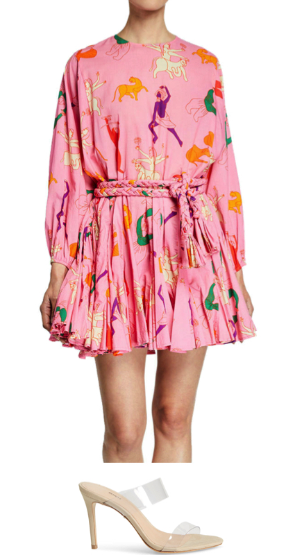 Braunwyn Windham-Burke’s Pink Printed Dress