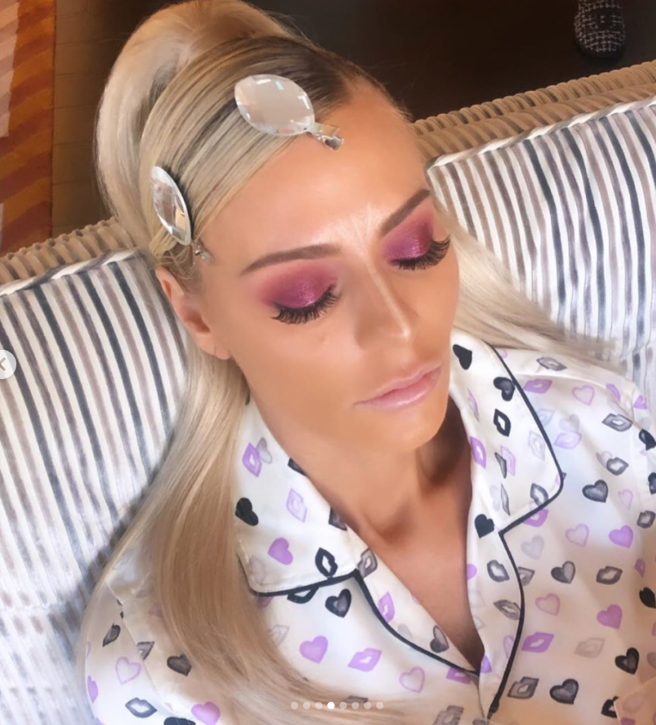 Dorit Kemsley's Red Eyeshadow