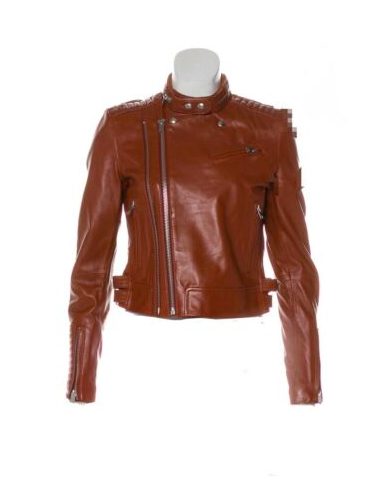Kelly Dodd's Cognac Leather Jacket