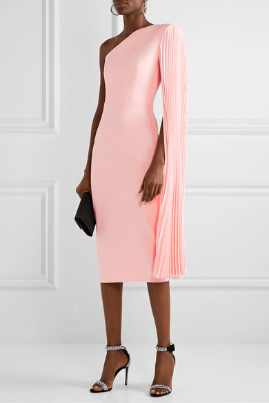Stephanie Hollman’s Pink One Shoulder Dress