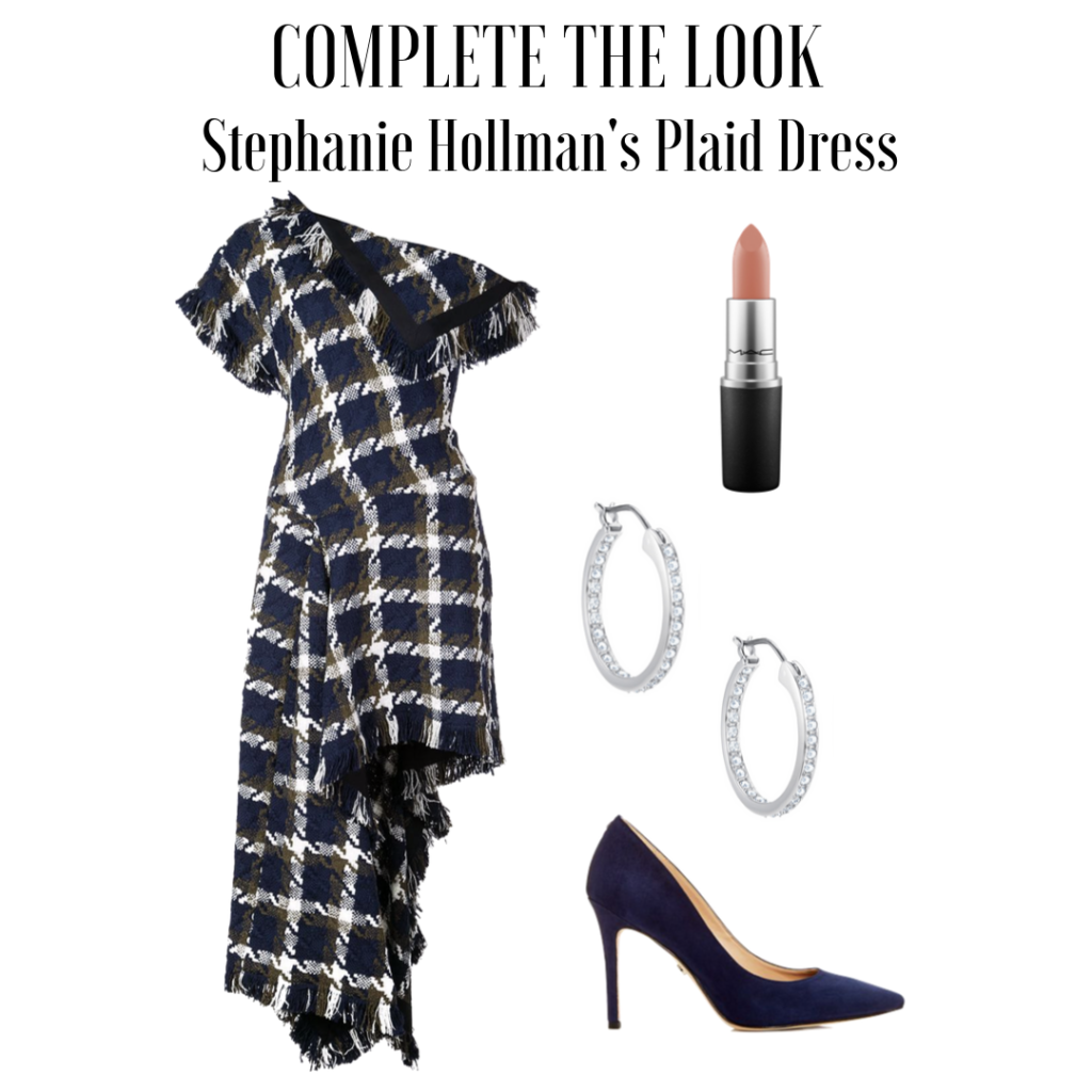 Stephanie Hollman’s Plaid Dress