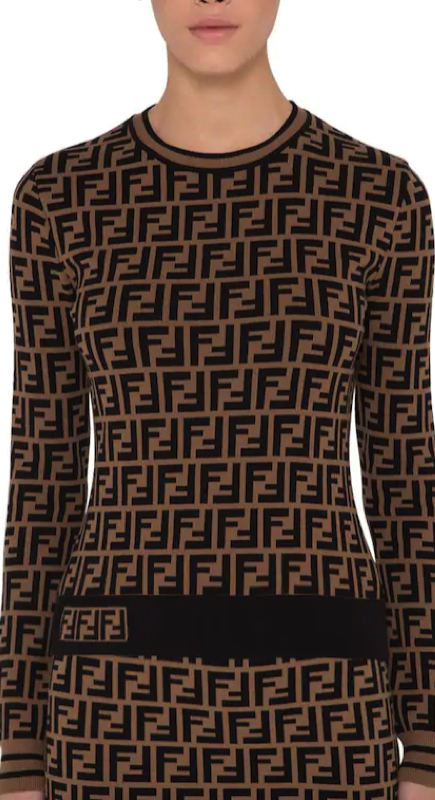 Garcelle Beauvais’ Fendi Logo Sweater