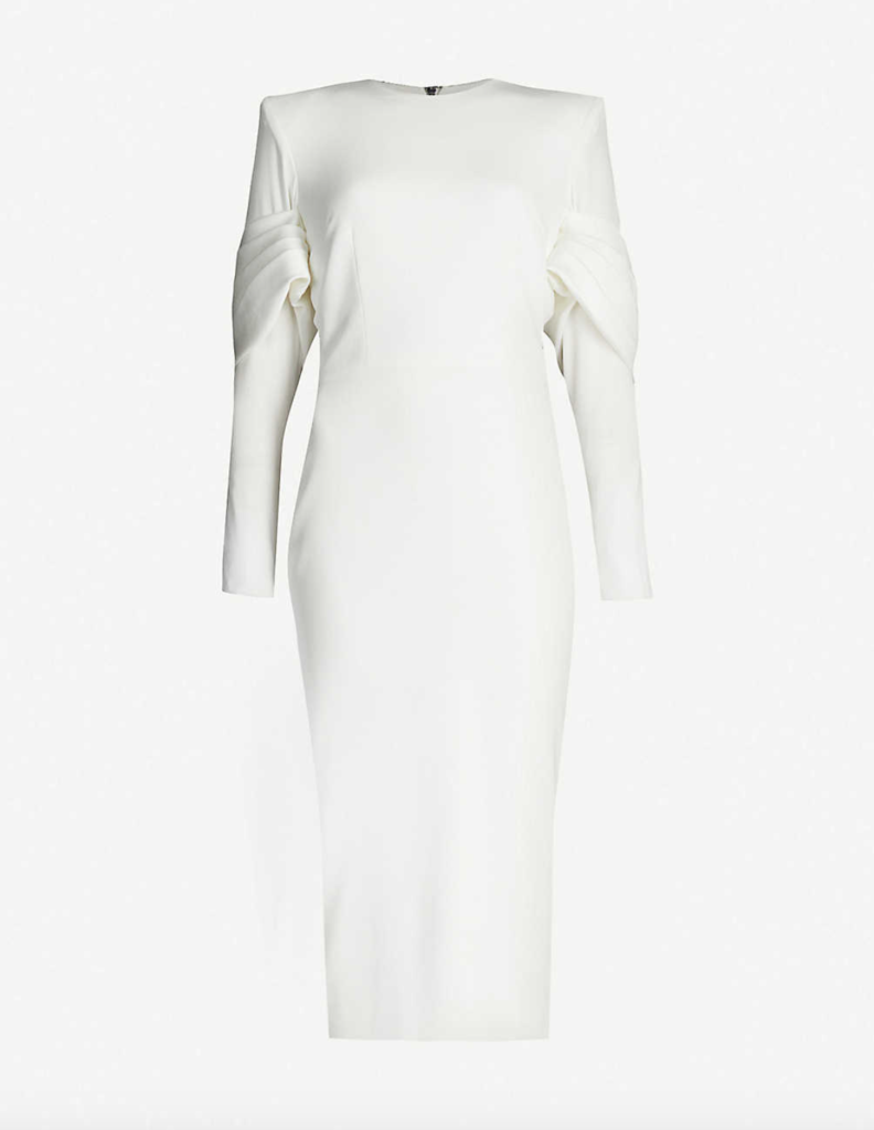 Lisa Rinna's White Midi Dress