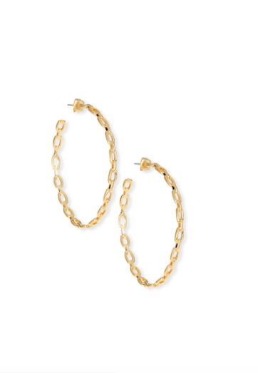 Tinsley Mortimer's Gold Chain Link Earrings