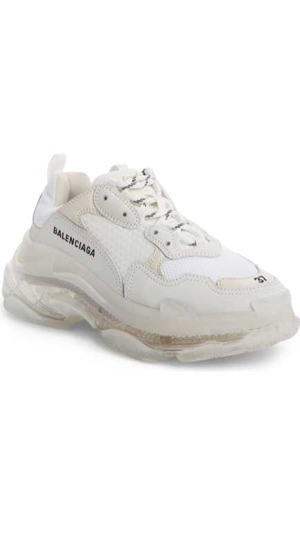 Dorit Kemsley’s Clear Chunky Sneakers