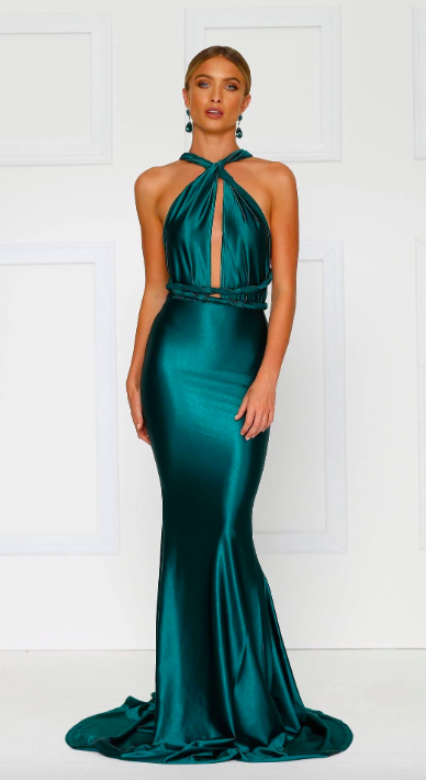 Hannah Sluss' Emerald Green Dress