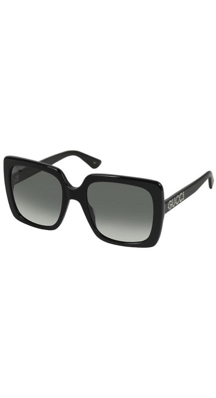 Margaret Josephs' Black Square Sunglasses