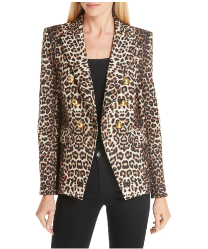 Margaret Josephs' Leopard Blazer