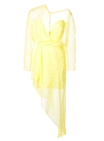 Stassi Schroeder's Yellow Polka Dot Dress