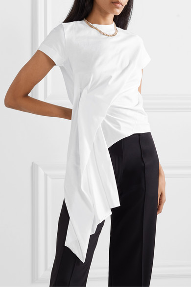 Kristin Cavallari's White Twisted T Shirt