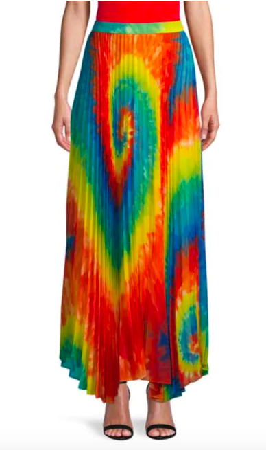 Ariana Madix's Rainbow Tie Dye Skirt
