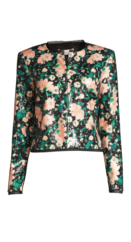 Dolores Catania’s Floral Sequin Jacket