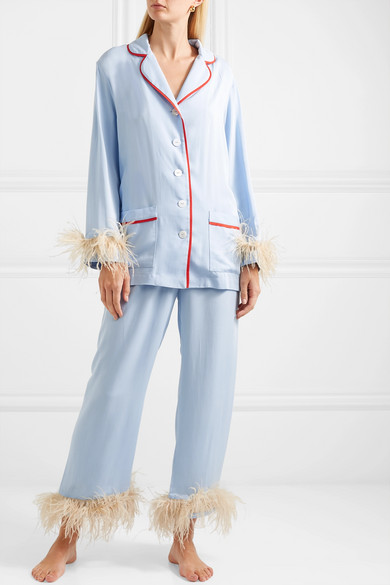 Dorinda Medley’s Feather Pajamas