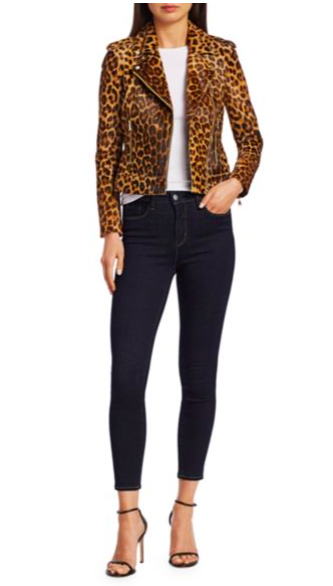 Kristin Cavallari's Leopard Moto Jacket