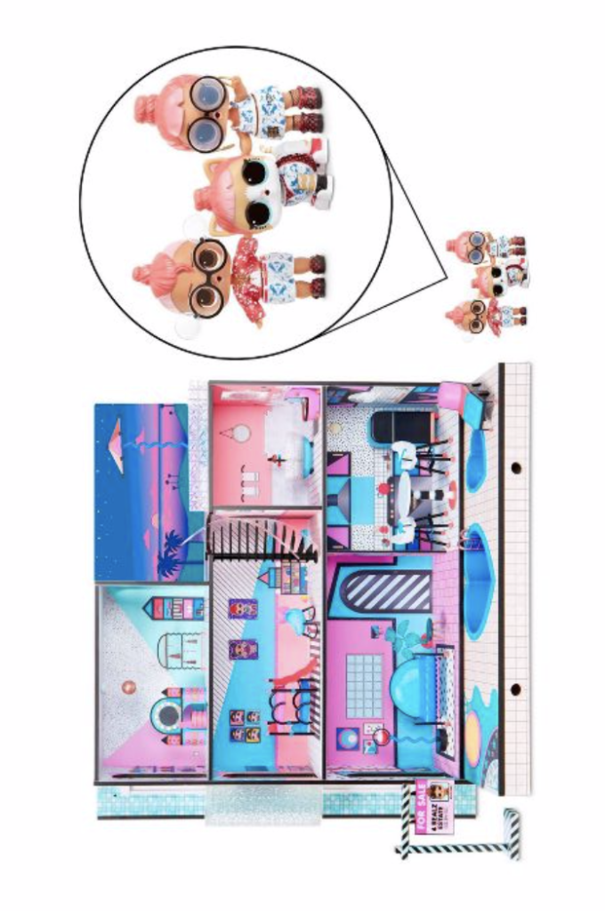 Kourtney Kardashian's Toy Doll House in Penelope Disick's Room