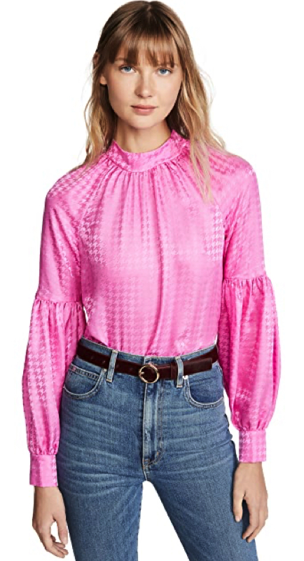 Tinsley Mortimer's Pink Confessional Blouse