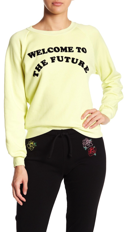 Braunwyn Windham-Burke’s Welcome To The Future Sweatshirt