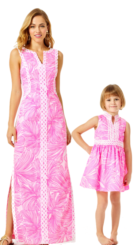 Cameran Eubanks’ Pink Printed Maxi Dress