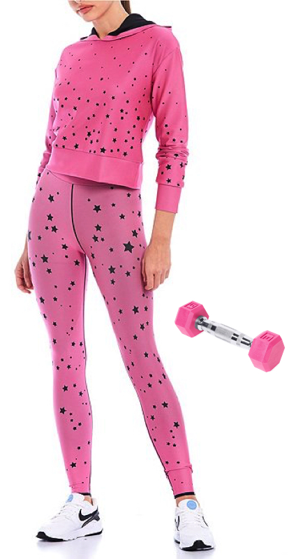Kameron Westcott’s Pink Star Workout Outfit