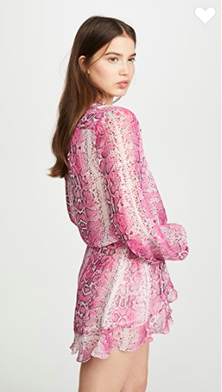 Katie Maloney's Pink Snake Print Dress
