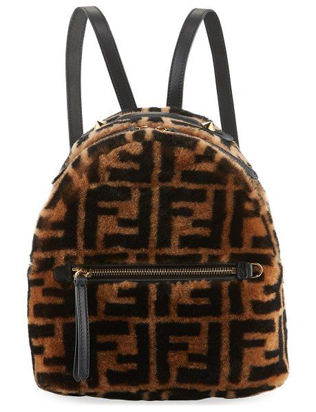 Fendi furry 2025 backpack