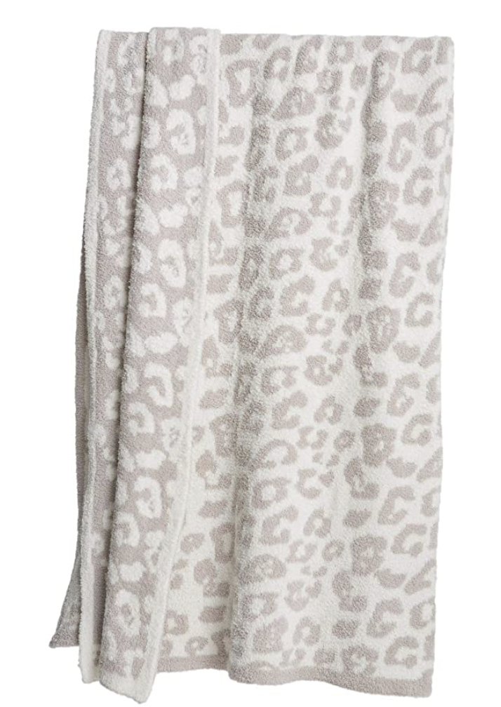 Lala Kent's Cream Leopard Blanket on Randall Emmett's Instagram 