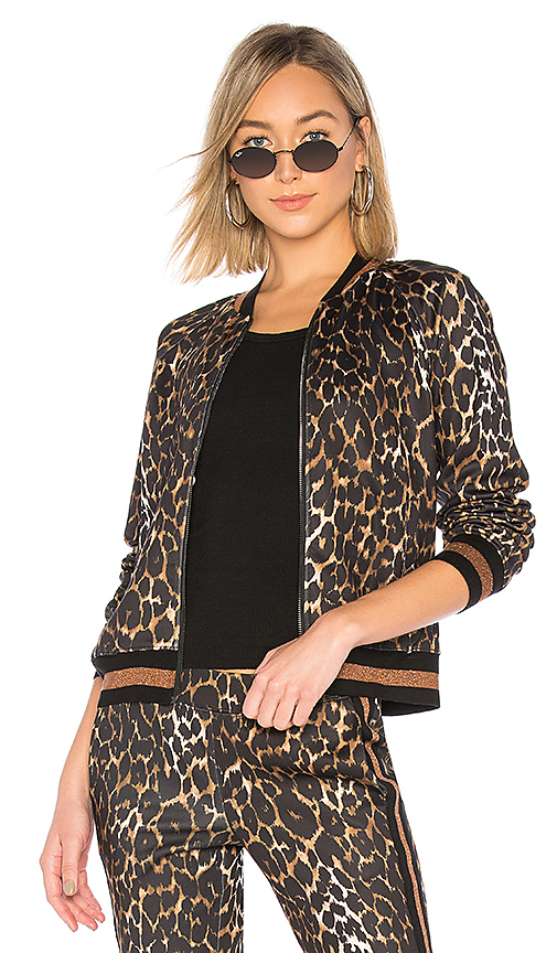 Lisa Rinna's Leopard Print Track Jacket | Big Blonde Hair
