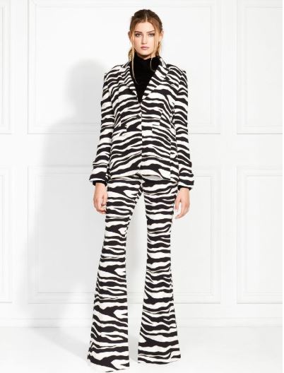 Lisa Rinna's Zebra Print Suit