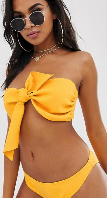 Paige DeSorbo’s Yellow Bow Bikini