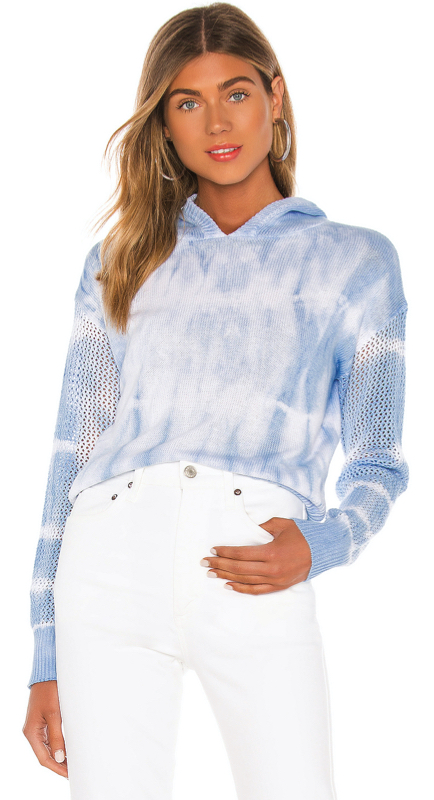Stephanie Hollman’s Blue Tie Dye Sweater