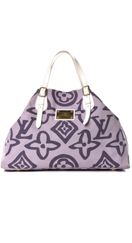 Leah McSweeney's Purple Louis Vuitton Bag