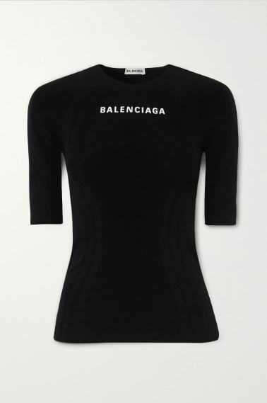 Lisa Rinna's Black Balenciaga Top