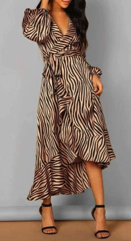 Sonja Morgan’s Zebra Print Wrap Dress