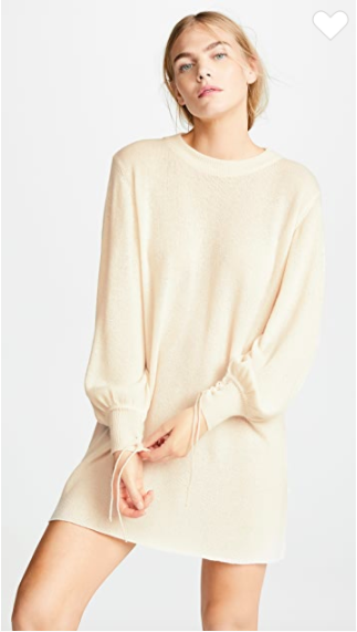 Stassi Schroeder's Ivory Sweater Dress