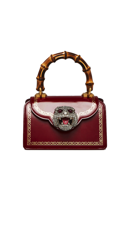 Dorinda Medley’s Red Bamboo Handle Purse