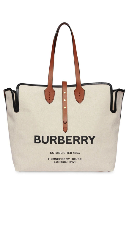 Leah McSweeney’s Burberry Canvas Tote
