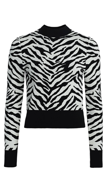 Tinsley Mortimer’s Zebra Sweater
