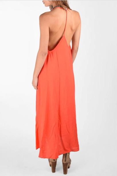 Tracy Tutor's Orange Cover Up Dress