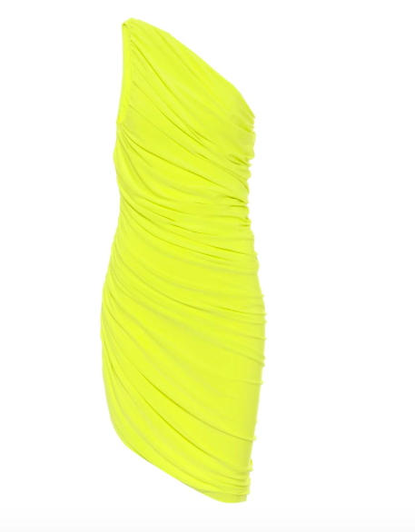 Kary Brittingham’s Yellow Ruched Dress