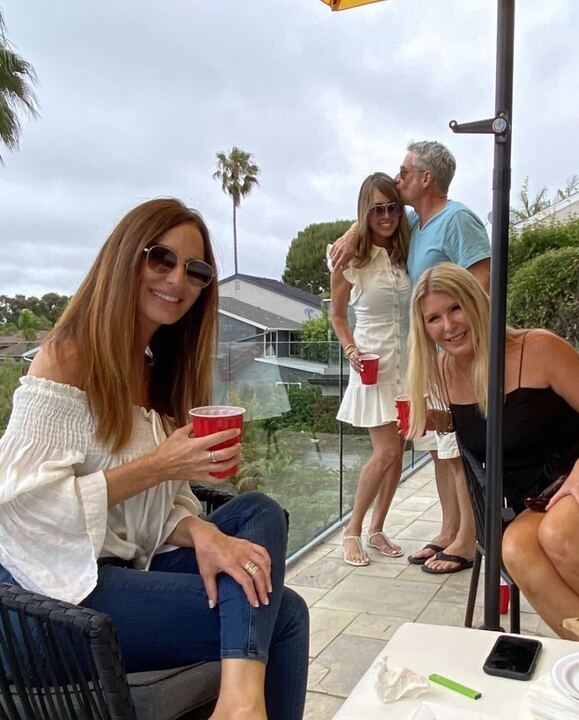 Kelly Dodd's Button Down Ruffle Dress