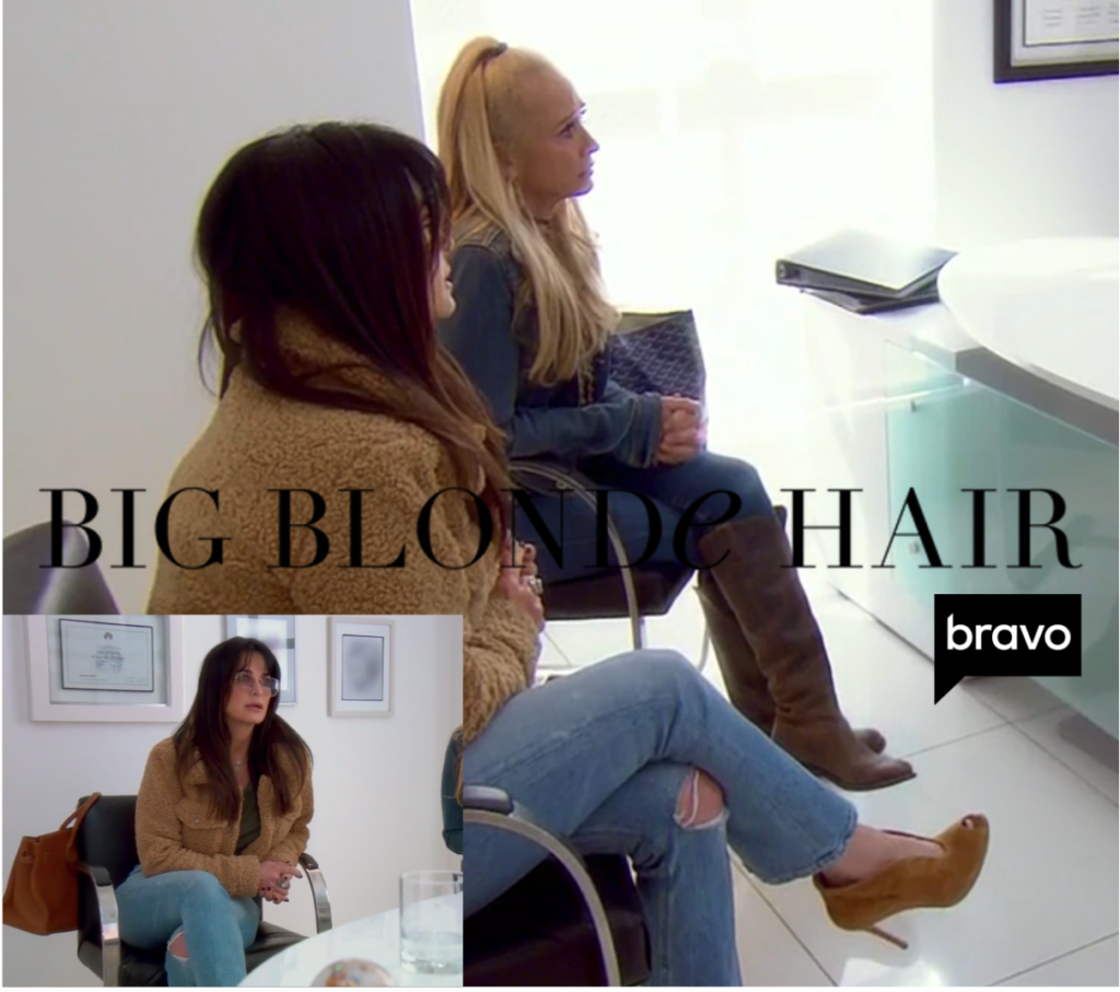Kyle Richards' Brown Suede Ankle Boots