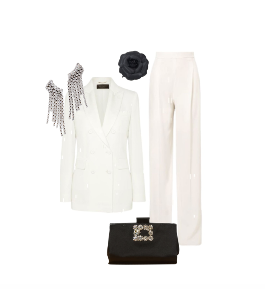 Lisa Rinna's White Suit