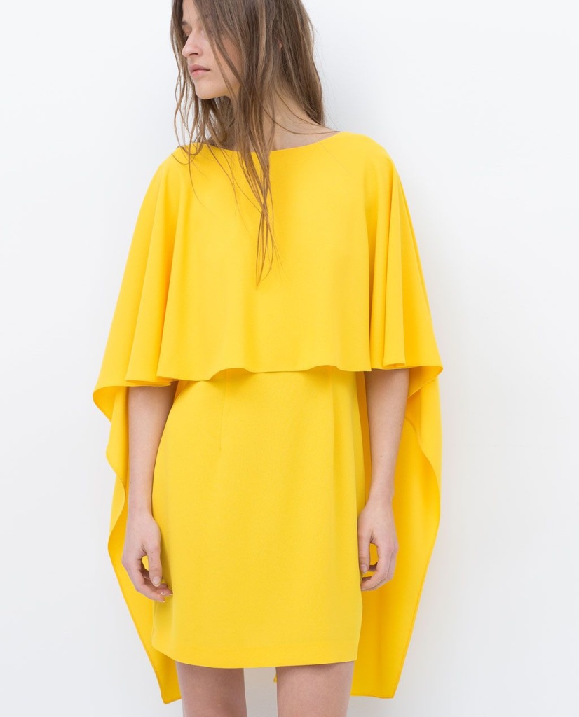 Garcelle Beauvais' Yellow Cape Dress
