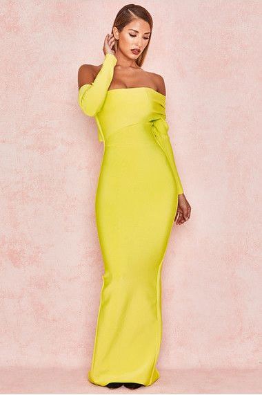 Wendy Osefo's Yellow Asymmetrical Confessional Dress