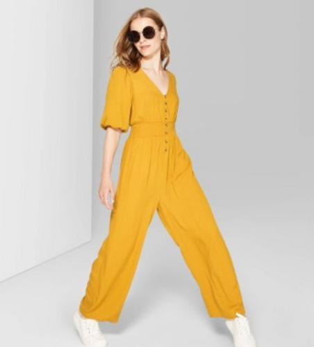 Ashley Darby's Yellow Jumpsuit