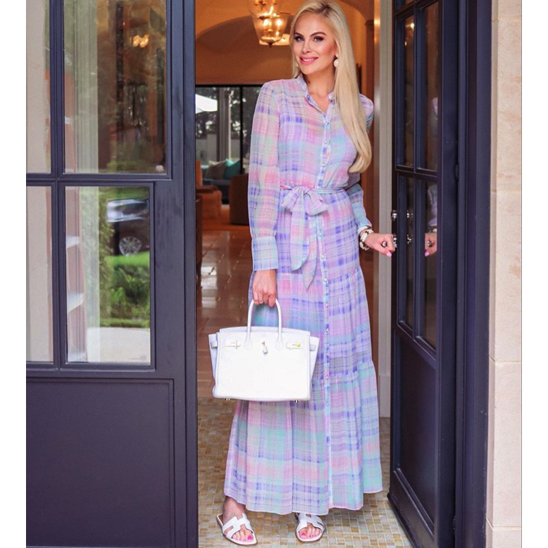 Pastel clearance plaid dress