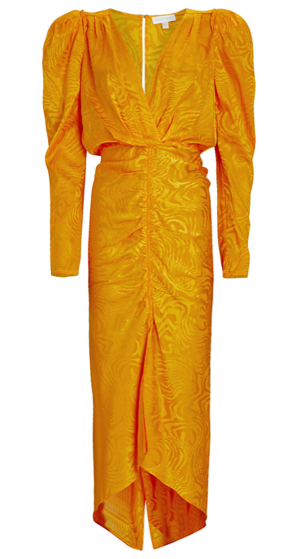 Teresa Giudice’s Yellow Puff Sleeve Dress