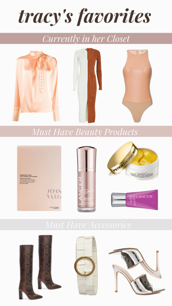 Tracy Tutor's Favorite Beauty and Fashion Products