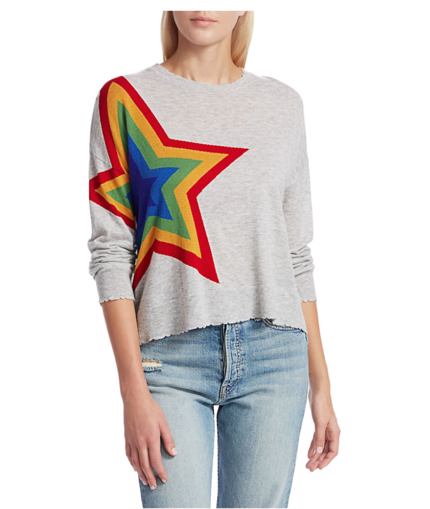 Brauwnwyn Windham-Burke's Rainbow Star Sweater